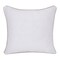 Homeroots 20" X 20" Natural and Ivory Floral Linen Zippered Pillow With Embroidery 534299 - alternate 1