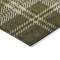 Homeroots 9' X 12' Olive Green Gold And Brown Plaid Washable Indoor Outdoor Area Rug 596355 - alternate 2