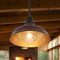 Jonathan Y Jasper 12.25" 1-Light Farmhouse Industrial Indoor/Outdoor Iron LED Pendant, Wood Finish/Copper JYL7611G - alternate 2