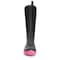 Muck Boot Co Women's Hale Tall Rubber Boot, Plain Toe, 15" Height, Black/Hot Pink, 8 HAW-404-PNK-080 - alternate 2