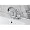 Kingston Brass Knurled Double-Handle 4" Centerset Bathroom Faucet with Brass Pop-Up, Polished Chrome KS8611KNL - alternate 3