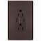Legrand radiant Self-Test GFCI USB Outlet, 2-Pole, 15/2.1 A, 125 VAC, 1-Gang, 2-USB Port 1597TRUSBACDBC4 - alternate 2