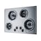 Summit 30in Wide 230V 4-Burner Coil Cooktop CR430SS - alternate 3