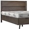 Homeroots Dark Brown Solid Wood Queen With Two Drawers Bed Frame 486251 - alternate 2