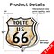 Signmission Route Us 66 Rustic, 18 inch X 18 inch, Vinyl Decal, 2PK SHI-D-2PACK-18-485 - alternate 2