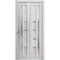 Sartodoors Sliding Closet Bi-fold Doors Grey Solid Core Modern Interior QUADRO4088BF-OAK-60 x 96 (2* 30x96) - alternate 1