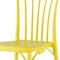Homeroots Set of Four 22" Yellow Heavy Duty Plastic Outdoor Stacking Dining Chairs 565185 - alternate 2