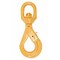 Mytee Products 5/16ft Self Locking Swivel Hook G80-4500 LBS WLL-Yellow Painted Forged Steel Swivel Lifting Hook SLH516-4500 - alternate 2