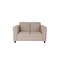 Homeroots 54" Deep Taupe And Black Loveseat 530504 - alternate 1