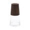 Homeroots Set of Two Brown And Clear Glass Tapered Table Vases With Wood, 2PK 632624 - alternate 2