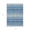 Homeroots 8' X 10' Blue And Ivory Abstract Washable Indoor Outdoor Area Rug 599943 - alternate 3