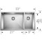 Blanco Precision 16 R0 1-1/2 Bowl 516213 - alternate 2