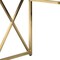 Homeroots 47" White and Gold Wood and Metal Computer Desk 554206 - alternate 2