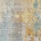 Homeroots 5' X 8' Linen Teal Blue And Copper Abstract Washable Indoor Outdoor Area Rug 605519 - alternate 2