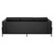 Office Star Products Arctic Sofa, Black Faux Leather ARCT53-U65 - alternate 3