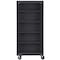 Sandusky Lee 5-Shelf Mobile Bookcase, 78"x36" Black BM40361872-09 - alternate 2