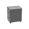 Monoprice Workstream by Rolling Round Corner 3-Drawer File Cabinet_ Gray 37878 - alternate 2