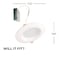 Bulbrite LED 6" Round Recessed Downlight Fixture, Metal Jbox, 75W Equivalent, 5 CCT, 27/30/35/40/50K 773302 - alternate 3