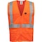 Ironwear Hi-Vis FR Safety Vest M Class 2 , Zipper 5 Pockets 1284FR-OZ-MD - alternate 1