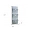 Homeroots Galvanized Metal Hanging Wall Storage 399687 - alternate 2
