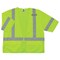 Ergodyne Hi-Vis Economy Vest w/Sleeves L/XL Class 3 U Back, , Zipper 3 Pockets, 1 Mic Tab 8320Z - alternate 1