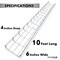 Kable Kontrol Stainless Steel Wire Mesh Cable Tray - 6 in W x 4 in D x 10 ft L, 60PK KK-6X4X10-304SS-60 - alternate 3