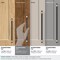 Amerock Mergence 8-13/16 inch 224mm Center-to-Center Matte Black/Golden Champagne Cabinet Pull BP36861FBBBZ - alternate 2