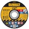 Dewalt Abrasive Cut-Off Wheel, Type 1, 4 1/2 in Dia, 0.04 in Thick, 7/8 in Arbor Hole Size, Aluminum Oxide DWA8062F - alternate 1