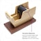 Scotch Handheld Tape Dispenser with Weighted Base, 2 in Max. Tape Width, 3 in Tape Core Dia, Plastic, Putty P52W - alternate 2