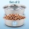 Petmaker Set of 2 Stainless Steel Dog Bowls 64oz Double Wall Insulated Non Slip Metal for Medium-Large Pets PET6428 - alternate 4