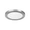 Feit LED Flat Panel Light Fixture EDGELIT 1.1in H X 13.1in W X 13.1in L Nickel White Nickel FP13/4WY/NK - alternate 3
