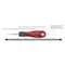 Jtc Auto Tools Heavy Duty Screwdriver, sncm8660 Steel, Triangular Resin-Cast Handle (sl3.0 x 75) 7601 - alternate 2