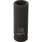 Channellock 1/2'' Drive 18 mm 6-Point Deep Metric Impact Socket 302911 - alternate 2