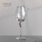 Dinewares Set of 2 Silver-Rimmed Red Wine Glasses with Diamond Rhinestone Accent - 18 oz, 10 Inches Tall - QI004758.SI.2 - alternate 2
