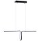 Jonathan Y Ali 34.5" Dimmable Adjustable Integrated LED Metal Linear Pendant, Black JYL7029B - alternate 3