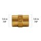 Proline Series Brass 1/4-in FIP x 1/4-in FIP Coupling BF-732NLB - alternate 2