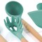Megachef Mint Green Silicone and Wood Cooking Utensils, Set of 9 MGSP-455 - alternate 3