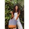 Picnic Time Family Of Brands Coronado Canvas and Willow Basket Tote, Navy Blue & White Stripe 203-00-211-000-0 - alternate 2
