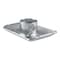 Curt Jack Foot, For: 2 in Dia Tube, 2000 lb, Pin-On Locking, Steel, Clear Zinc 28273 - alternate 1