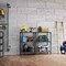 Factory 2U Wire Shelving Unit, 14inD x 24inW x 36inH, 3 Shelves, Medium Duty 250 lbs Per Shelf, Black 803965 - alternate 2