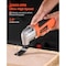 Vevor Multitool Oscillating Tool 2.2Amp 22000OPM Corded Oscillating Multi Tool GX-MT04 - alternate 3