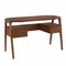 Homeroots 48" Brown Writing Desk With Two Drawers 402025 - alternate 1