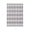 Homeroots 5' X 8' Purple And Lilac Geometric Washable Indoor Outdoor Area Rug 577098 - alternate 3
