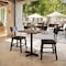 Flash Furniture Commercial 30x24 Natural HPL Tabletop with Black Table Height X Base ST-REC2430-NAT-T2222-GG - alternate 3