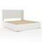 Martha Stewart Kian King Upholstered Platform Bed with Wingback Headboard and 4 Side Storage Drawers XH-8528-K-WH-MS - alternate 2