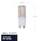 Bulbrite 35-Watt Equivalent T4 Dimmable Bi-Pin (G9) LED Light Bulb Soft White, 2PK 861514 - alternate 2