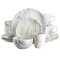 Elama Fine Marble 16 Piece Porcelain Dinnerware Set in Blue and Gray EL-FINEMARBLE-BG - alternate 1