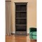 Homeroots 75" Brown and Black Wood Four Tier Bookcase 397666 - alternate 2