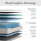 Martha Stewart SleepComplete 12 Inch Full Firm Hybrid Pocket Spring and Foam Dual-Action Cooling Mattress CL-MODE-12F-MS - alternate 4