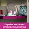 Lockermate Adjust-A-Shelf Locker Shelf, Extends to Fit Your Locker, Pink, 2-Pack 5024-FCH-2PK - alternate 2